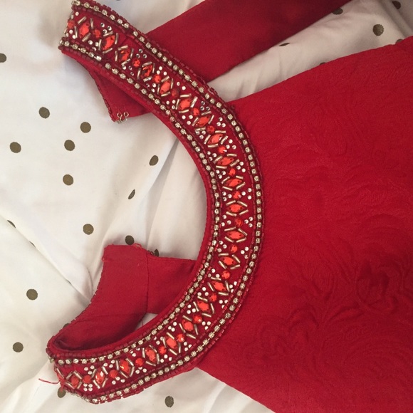 Red Prom Gown - Picture 2 of 4